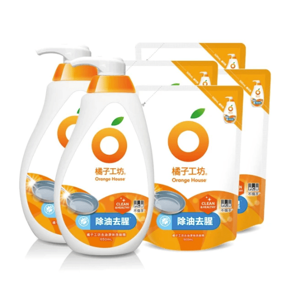 橘子工坊去油淨味洗碗精